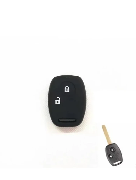 Honda Civic Fd6 Crv Accord Uyumlu 2 Tuşlu Silikon Anahtar Koruma Kılıfı Siyah Renk 2.RESİME BAKINIZ ürün görseli