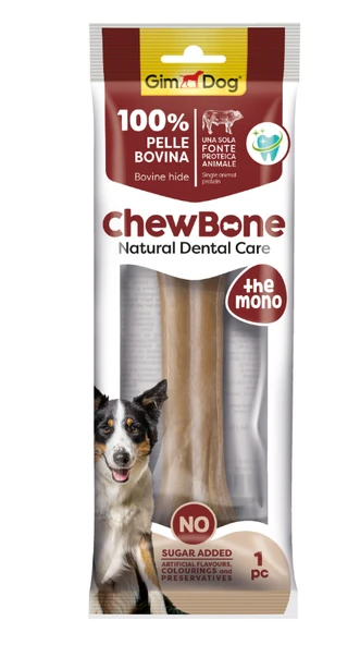 GimDog Chewbones Press Köpek Çiğneme Kemiği 150 Gr Naturel - 1