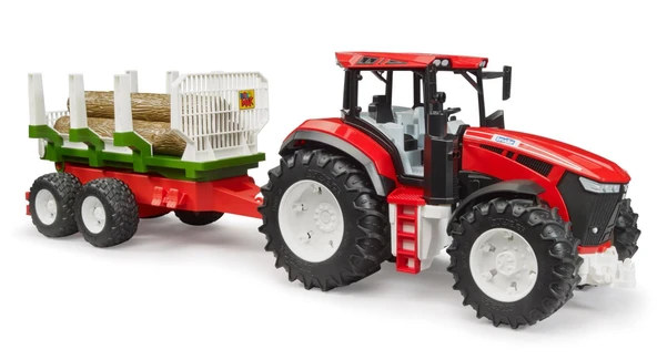 Bruder Roadmax Kütük Taşıyan Römorklu Traktör Br03453 - Resim 2