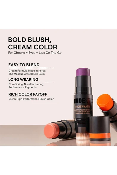 Nudestix Nudies Blush Mat Allık Stick Bubba 7GR - 7