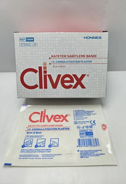 Katater Sabitleme Bandı 6x8cm NON-WOVEN 50 ADET