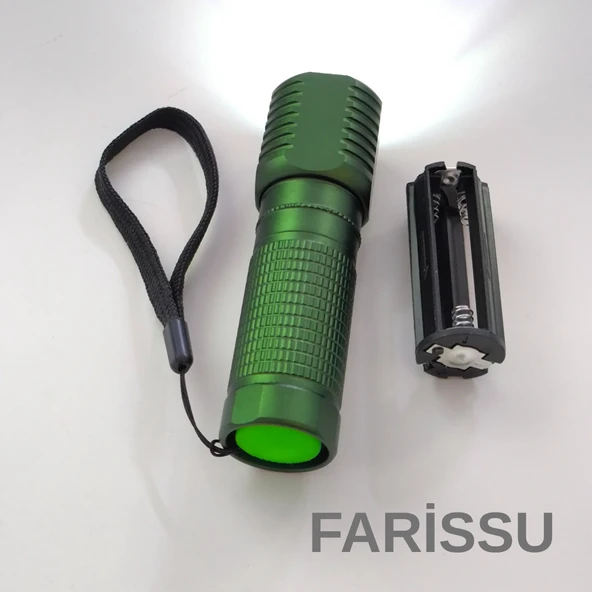 Yeşil OR-8818 Çok Amaçlı LED Fener - Kamp, Ev, Acil Durum ve Deprem İçin (Piller Dahil Değil) - 3