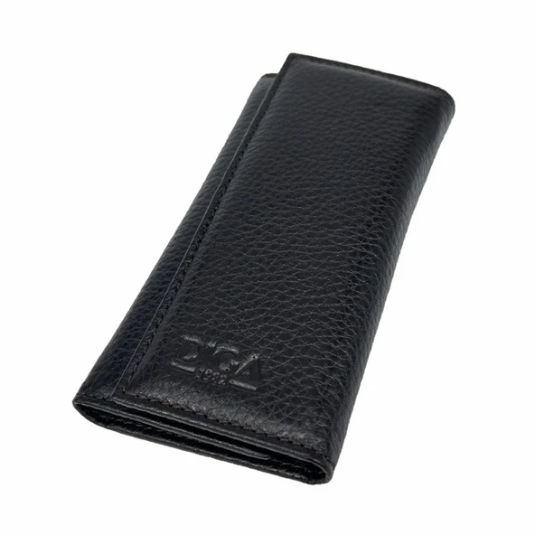 Hakiki Deri Organizer Dikey Anahtarlık Kahve - Resim 2