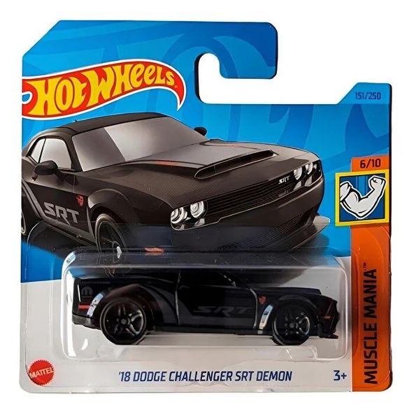 Hot Wheels Tekli Arabalar 18 Dodge Challenger Srt Demon HKK90 ürün görseli