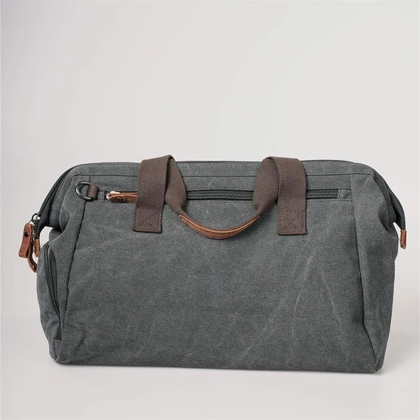 ÇÇS 40231 Kanvas Seyahat Çantası Siyah - Resim 3