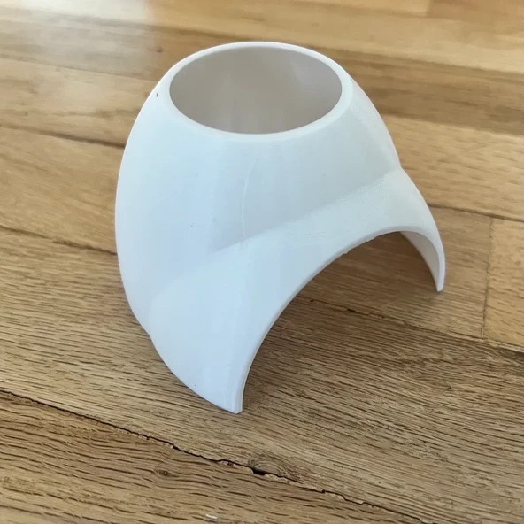 Akvaryum Şeffaf Yan Saklanma Yuvası Cam Kenarı Balık Mağarası (BEYAZ RENKLİ) - 2