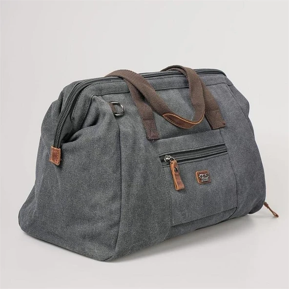 ÇÇS 40231 Kanvas Seyahat Çantası Siyah - Resim 4