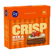 FAZER kavrulmuş biberli çavdarlı kıtır ekmek, 200 gr