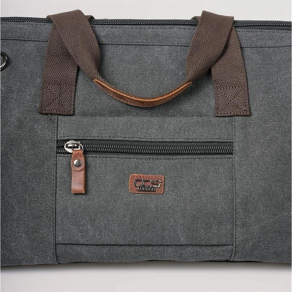 ÇÇS 40231 Kanvas Seyahat Çantası Siyah - Resim 7