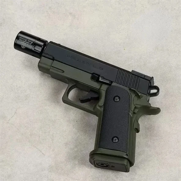 Dan Wesson 10mm Minyatür Tabanca Metal Doldurulabilir Torch Çakmak Yeşil ürün görseli 1