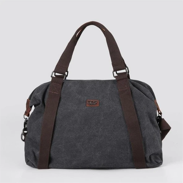 ÇÇS 40230 Kanvas Seyahat Çantası Siyah ürün görseli