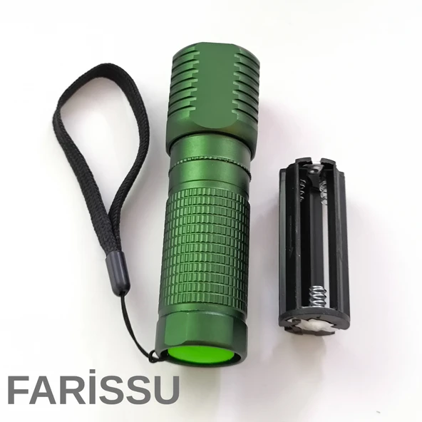 Yeşil OR-8818 Çok Amaçlı LED Fener - Kamp, Ev, Acil Durum ve Deprem İçin (Piller Dahil Değil) - 4