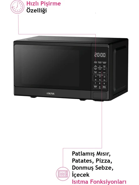 Altus Almd 20 SX Dijital Ekranlı Mikrodalga Fırın - 4