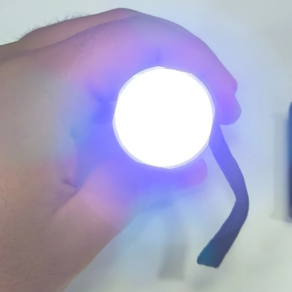 OR-8818 Mini LED El Feneri - Alüminyum Alaşım - Deprem Feneri - 3x AAA Kuru Pil Uyumlu (Piller Dahil Değildir) - 4