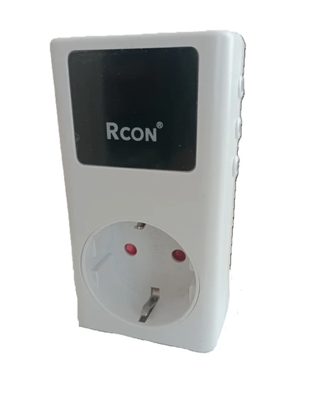 Rcon ayarlanabilir voltaj akım koruma prizi ev tipi tek faz led ekranlı çocuk yıldırım koruma - 9