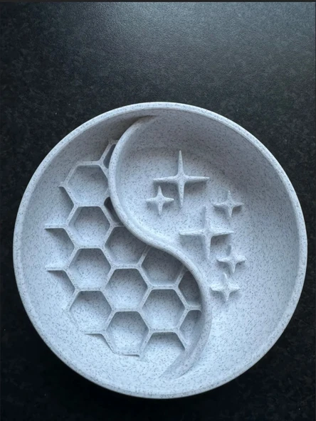 Kedi ve Köpekler İçin Yavaş Mama Kabı Eğlenceli Zeka Oyunu Tabak Slow Feeder Mama Kasesi - 4