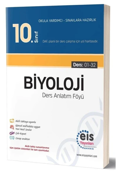 Eis 10.Sınıf Biyoloji Ders Anlatım Föyü 01-30 ürün görseli 1