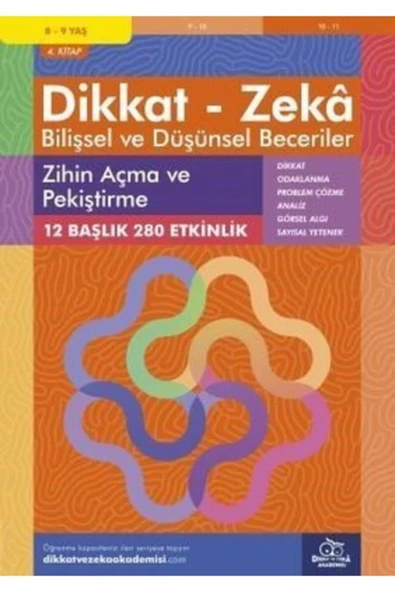 Dikkat Zeka 4.Kitap Zihin Açma Pekiştirme ürün görseli