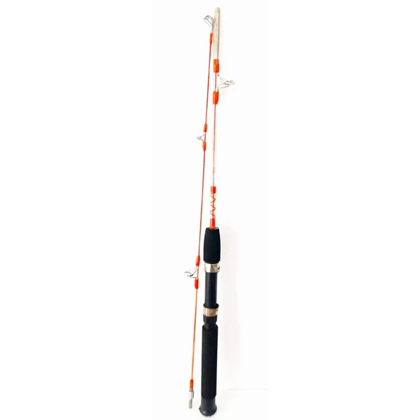 Bauer Crystal Orange 135cm 75-150gr Tekne Olta Kamışı