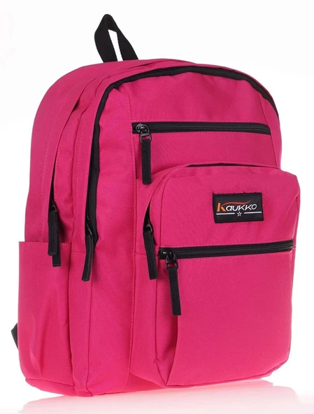 KAUKKO FULL POCKET SIRT ÇANTASI FUŞYA K1434 KARINCA ÇANTA