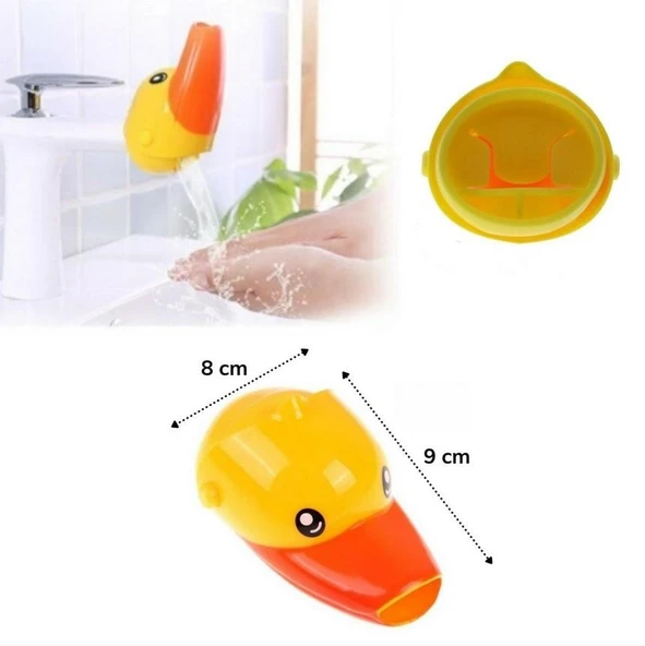 Zhltoys Çocuklar İçin Musluk Uzatıcı Sevimli Ördek - Resim 5