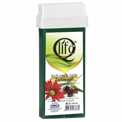 Qlife Zeytinyağlı Kuru Ciltler için Roll-On Sir Ağda 100 ML