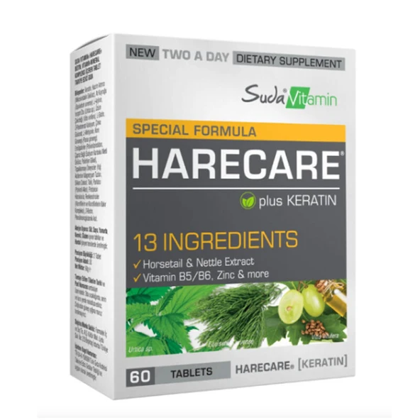 Suda Vitamin Special Formula Harecare 60 Tablet ürün görseli