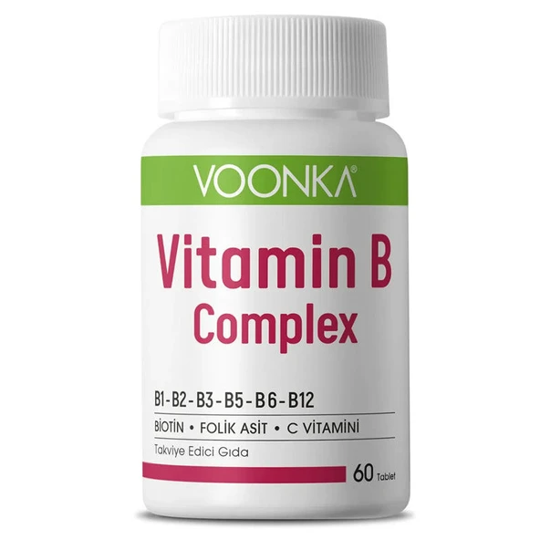 Voonka Vitamin B Complex 60 Tablet ürün görseli