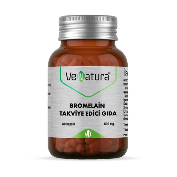 VeNatura Bromelain Takviye Edici Gıda 60 Kapsül ürün görseli