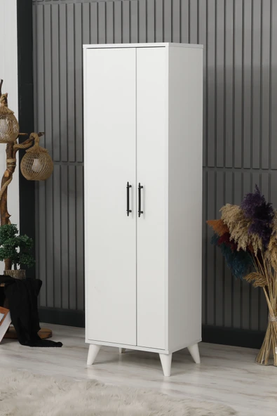 Ozzi Home Design Çok Amaçlı Dolap Banyo Dolabı Temizlik Malzeme Dolabı - 4