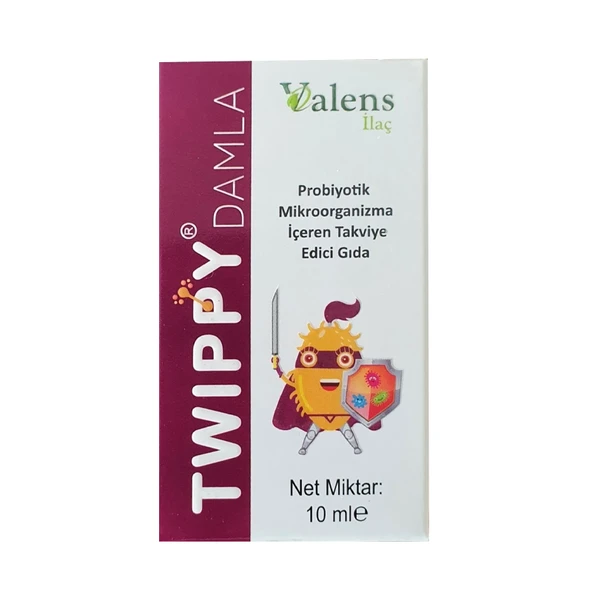 Twippy Probiyotik Mikroorganizma İçeren Takviye Edici Gıda 10 ml ürün görseli