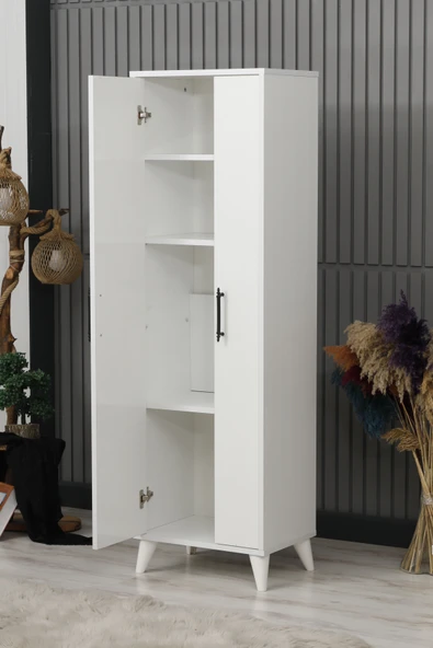 Ozzi Home Design Çok Amaçlı Dolap Banyo Dolabı Temizlik Malzeme Dolabı - 3