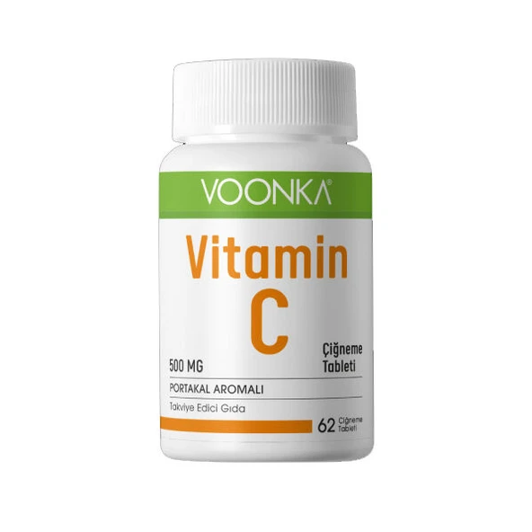 Voonka Vitamin C Portakal Aromalı 62 Çiğneme Tableti ürün görseli