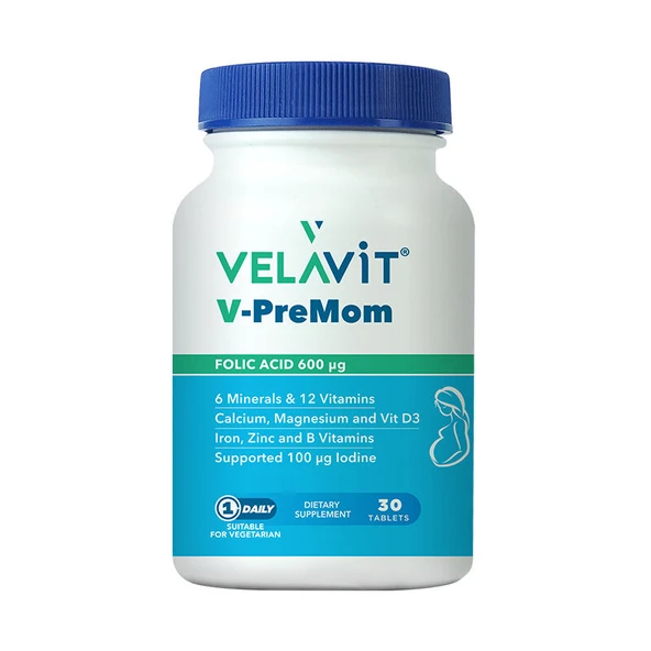 Velavit V-PreMom 30 Tablet ürün görseli