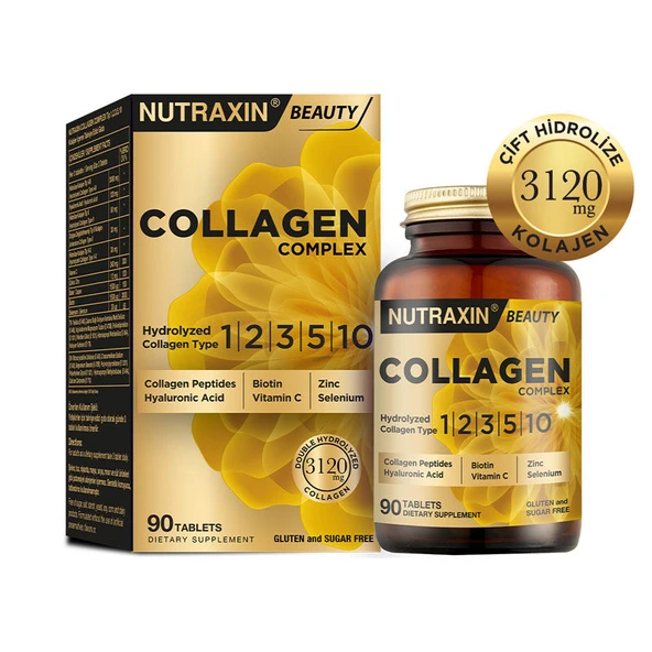 Nutraxin Beauty Collagen Complex 90 Tablet ürün görseli