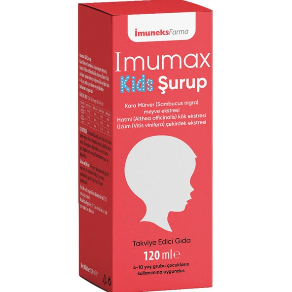İmuneks Farma İmumax Kids Syrup 120 ml ürün görseli