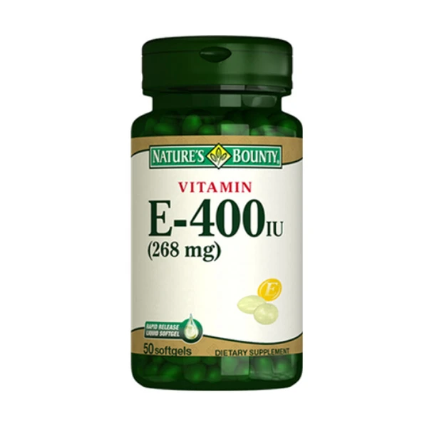 Natures Bounty Vitamin E-400 IU Takviye Edici Gıda 50 Jelatin Kapsül ürün görseli