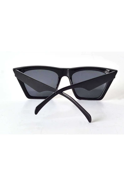 Mat Siyah Çerçeveli Unisex Güneş Gözlüğü - Moda Gözlük - 2