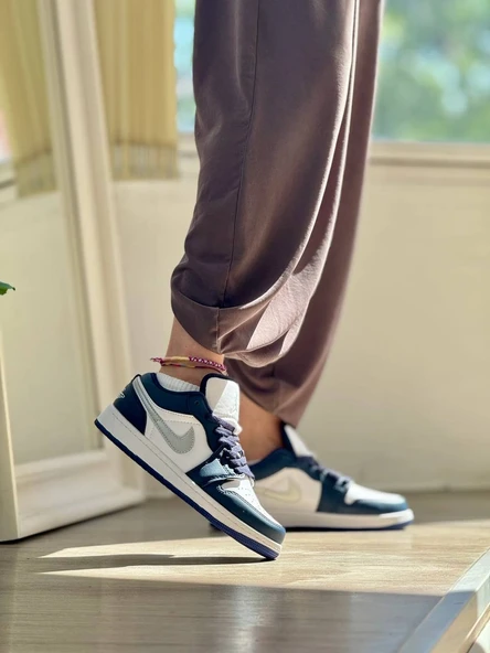 Nike Jordan Air 1 Low Unisex Sneaker Spor Ayakkabı 553558-141 - Resim 6