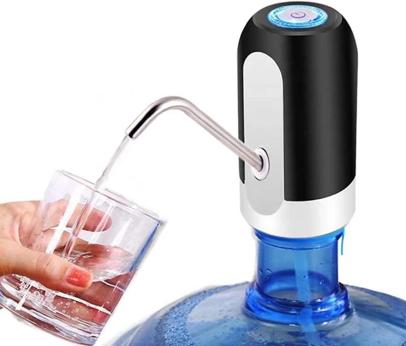 Yeni Nesil USB Type-C Şarjlı Damacana Su Pompası, Otomatik İçme Suyu Pompası, Beyaz ürün görseli