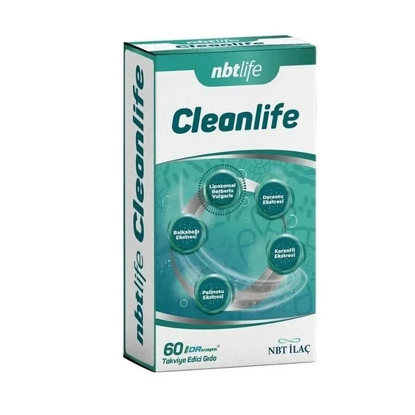 NbtLlife Cleanlife Takviye Edici Gıda 60 Kapsül ürün görseli
