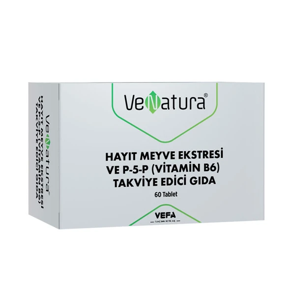 VeNatura Hayıt Meyve Ekstresi ve P-5-P (Vitamin B6) 60 Tablet ürün görseli