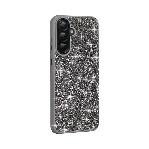 Galaxy A56 Kılıf Parlak Taşlı Tasarım Zore Pırlanta Kapak - 8