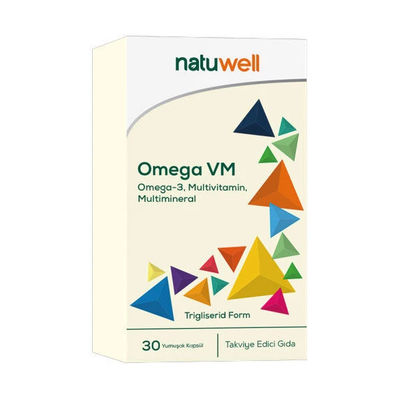 Natuwell Omega VM 30 Yumuşak Kapsül ürün görseli