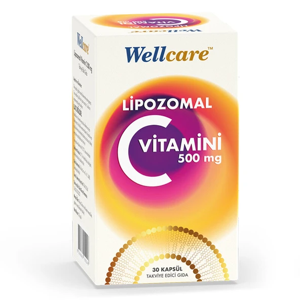 Wellcare Lipozomal C Vitamini 500 mg 30 Kapsül ürün görseli