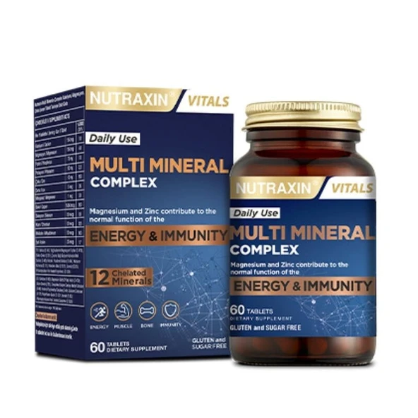 Nutraxin Multi Mineral Complex 60 Tablet ürün görseli