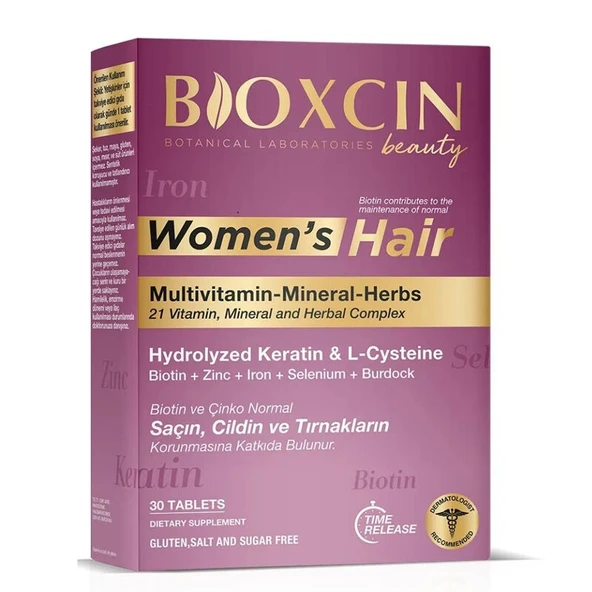 Bioxcin Womens Hair Multivitamin 30 Tablet ürün görseli