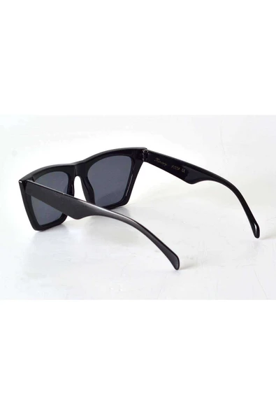 Mat Siyah Çerçeveli Unisex Güneş Gözlüğü - Moda Gözlük - 3