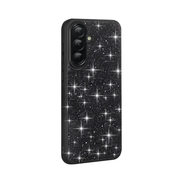 Galaxy A56 Kılıf Parlak Taşlı Tasarım Zore Pırlanta Kapak - 6