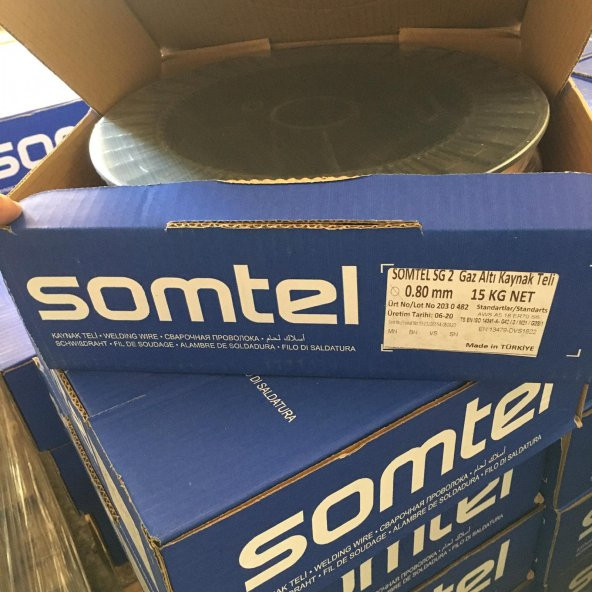 KAYNAK TELİ 0,8MM 15 KĞ ÜCRETSİZ KARGO !!! SOMTEL MARKA - 2